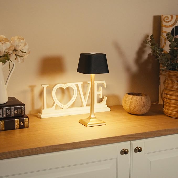 Lumora - Modern Wireless Table Lamp with Touch Dimmer Function