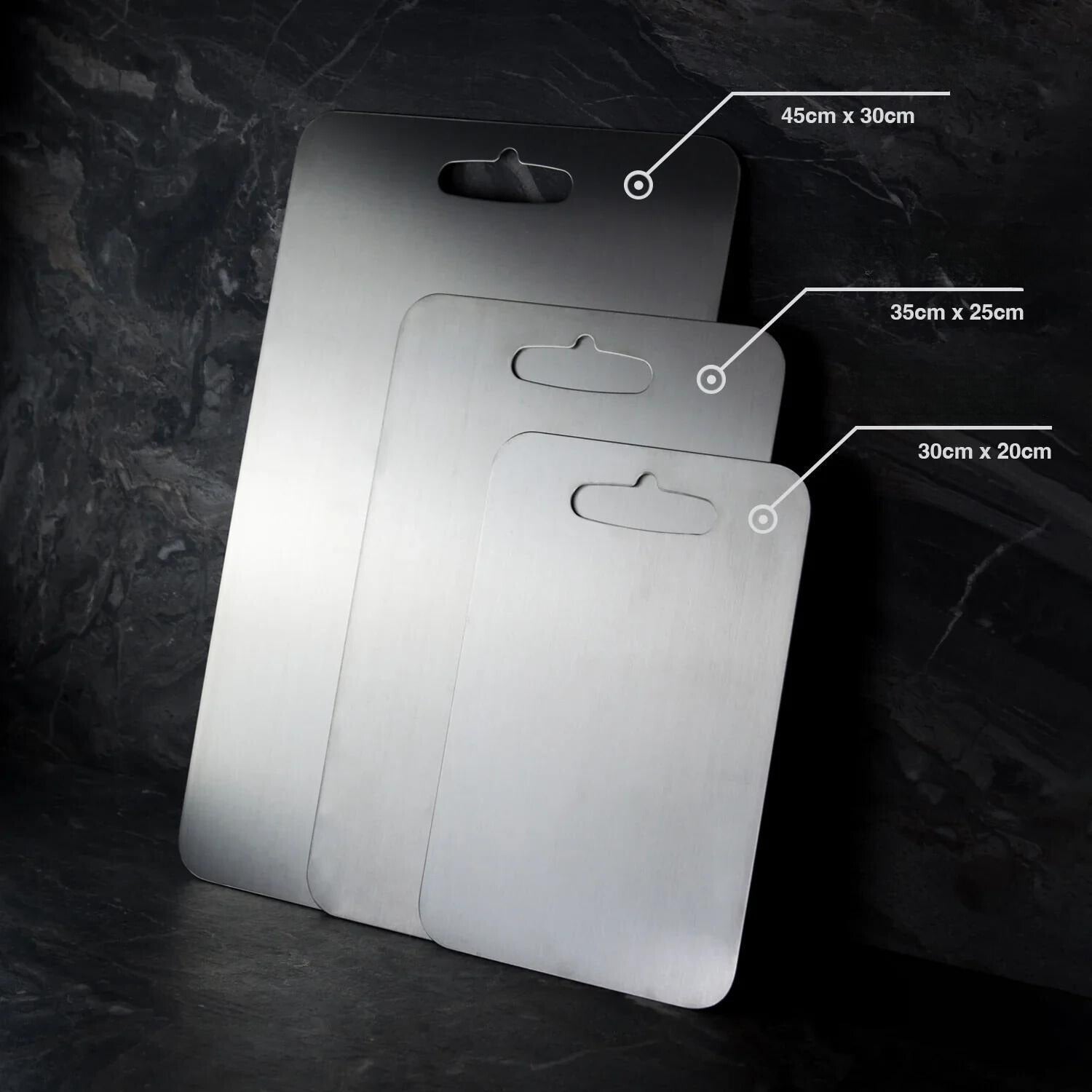 Healthy Kitchen – Titanium Keukenplank zonder BPA en Microplastics
