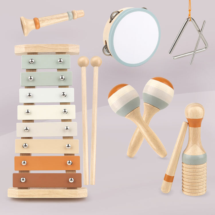 Melzano Harmony Sprout | Dreumes Muziek Set Montessori Speelgoed voor Muzikale Kleuters