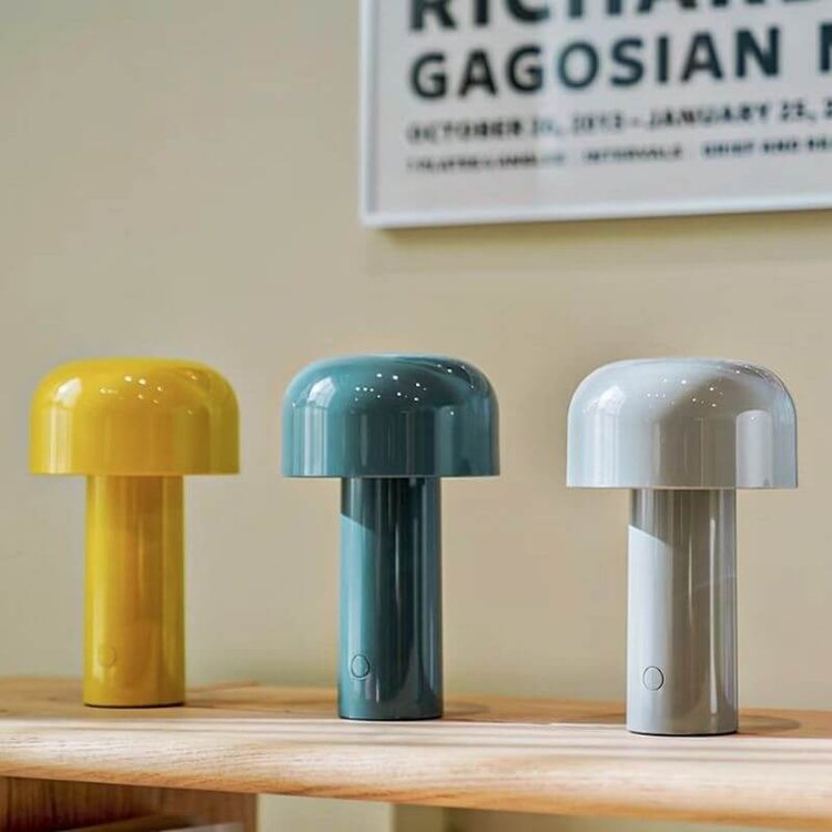 Melzano HaloGleam | Paddestoel Oplaadbare Tafellamp