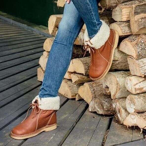 Averra – Botas de invierno para mujer con forro de lana y diseño impermeable