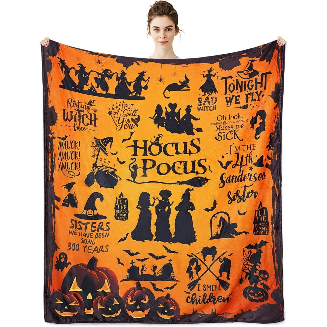 PumpkinDreams – Halloween All-Season Deken – Zacht & Warm Pompoenontwerp