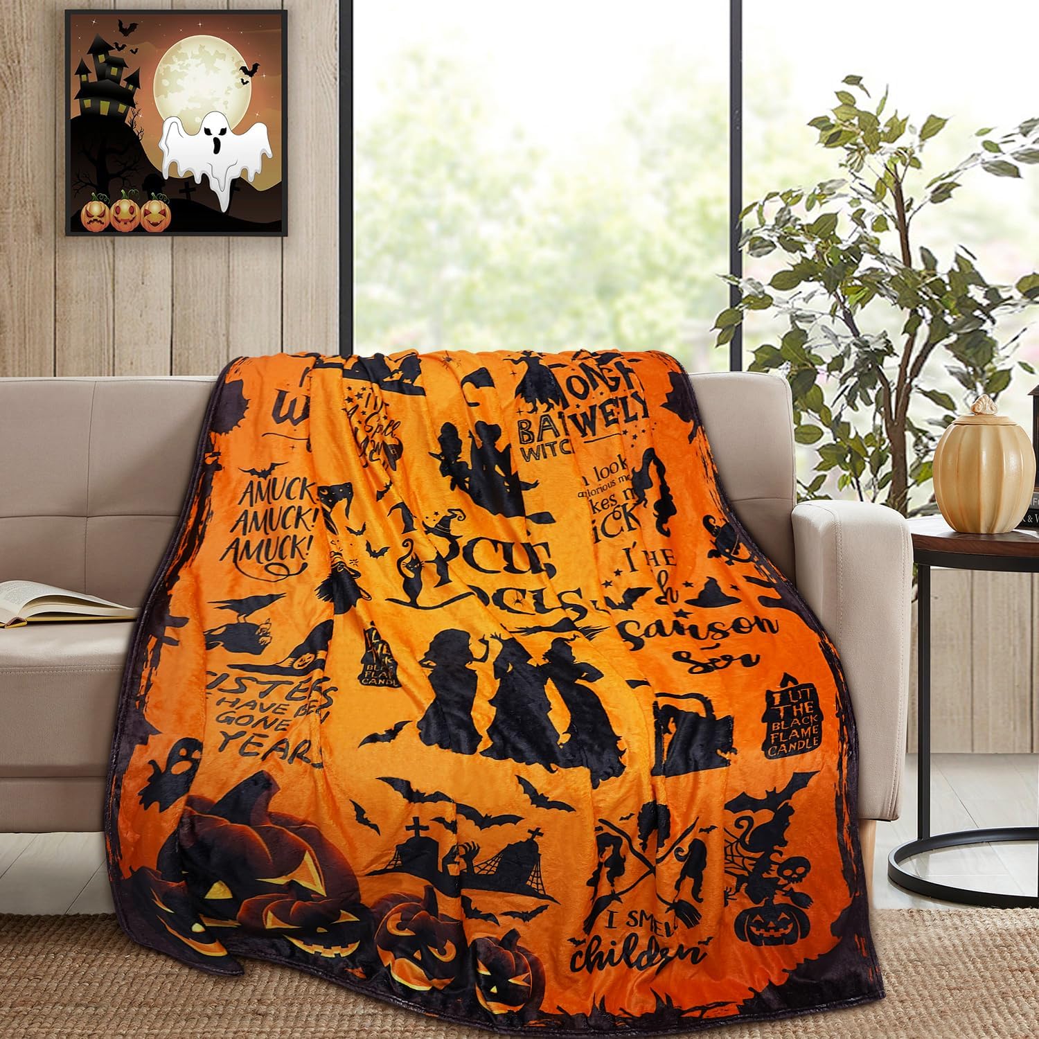 PumpkinDreams – Halloween All-Season Deken – Zacht & Warm Pompoenontwerp