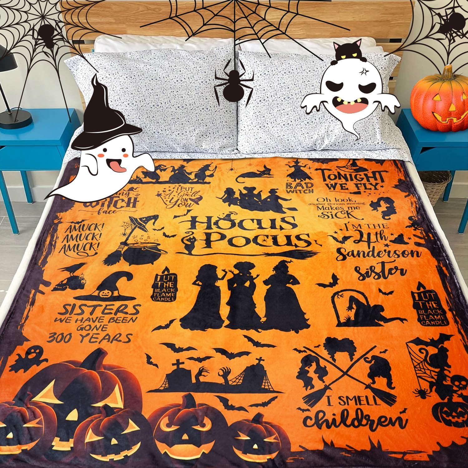 PumpkinDreams – Halloween All-Season Deken – Zacht & Warm Pompoenontwerp