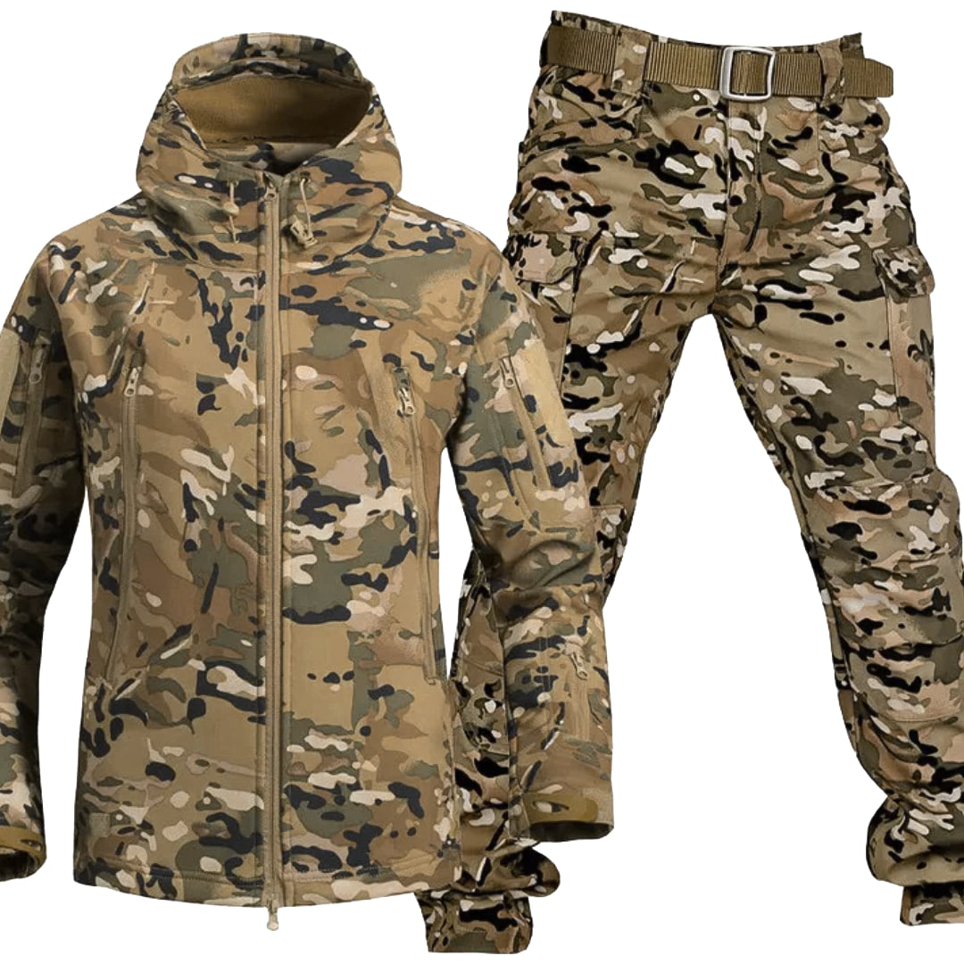 Melzano Camo - Armorus Windjack - Luxe, stijl en bescherming tegen kou voor wandelen, klimmen, fietsen en dagelijks comfort