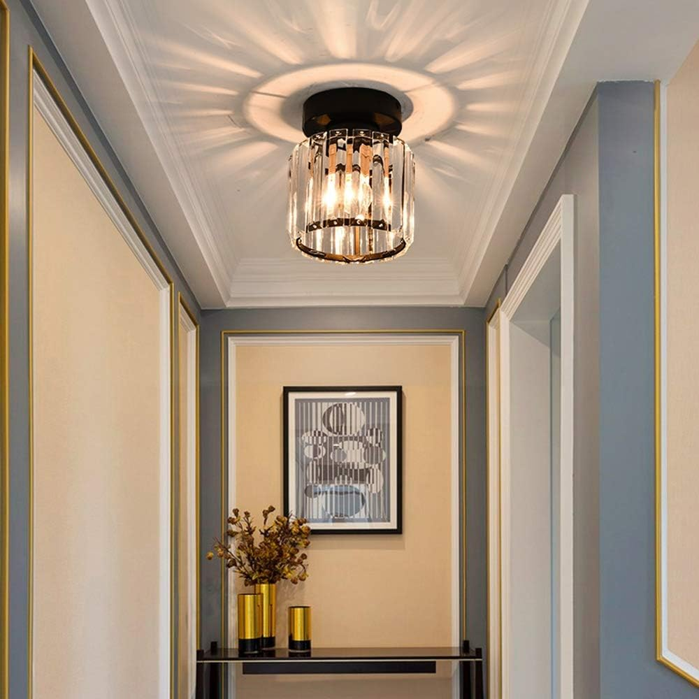 Bravura – Moderne flush plafondlamp – 1-lichts zwart design