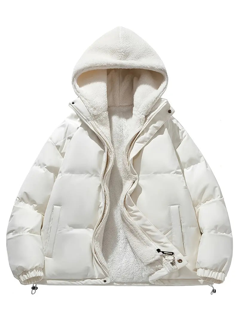 Nivorno Fleece Winterjas met Capuchon | Stijlvol en Warm voor de Winter