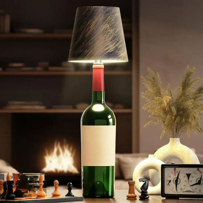 GlowBottle – Portable LED bottle lamp with touch control and dimming function