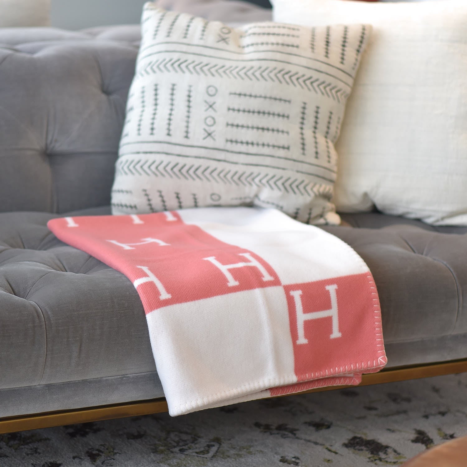 Elegant wool-cashmere blanket - Isabelle | Luxury home accent