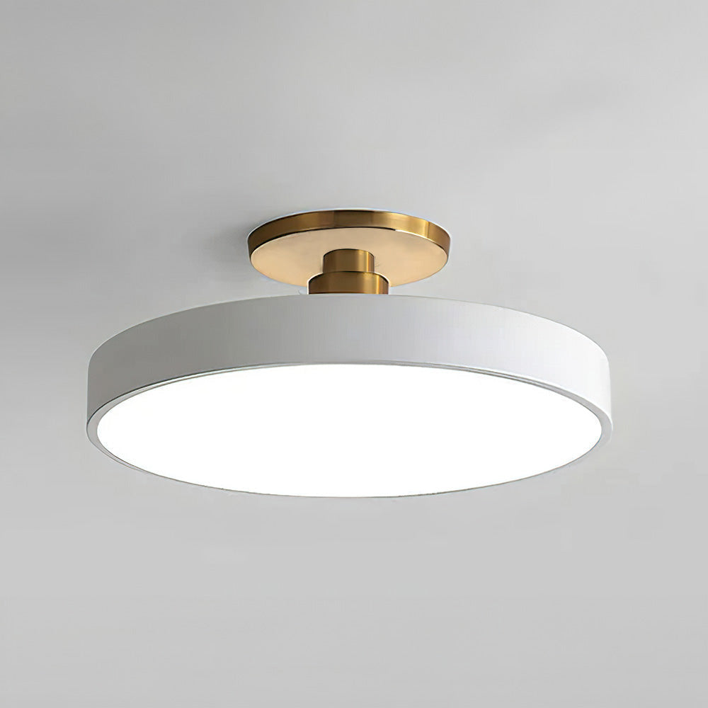 Acrion – Round LED ceiling lamp – Semi flush modern design