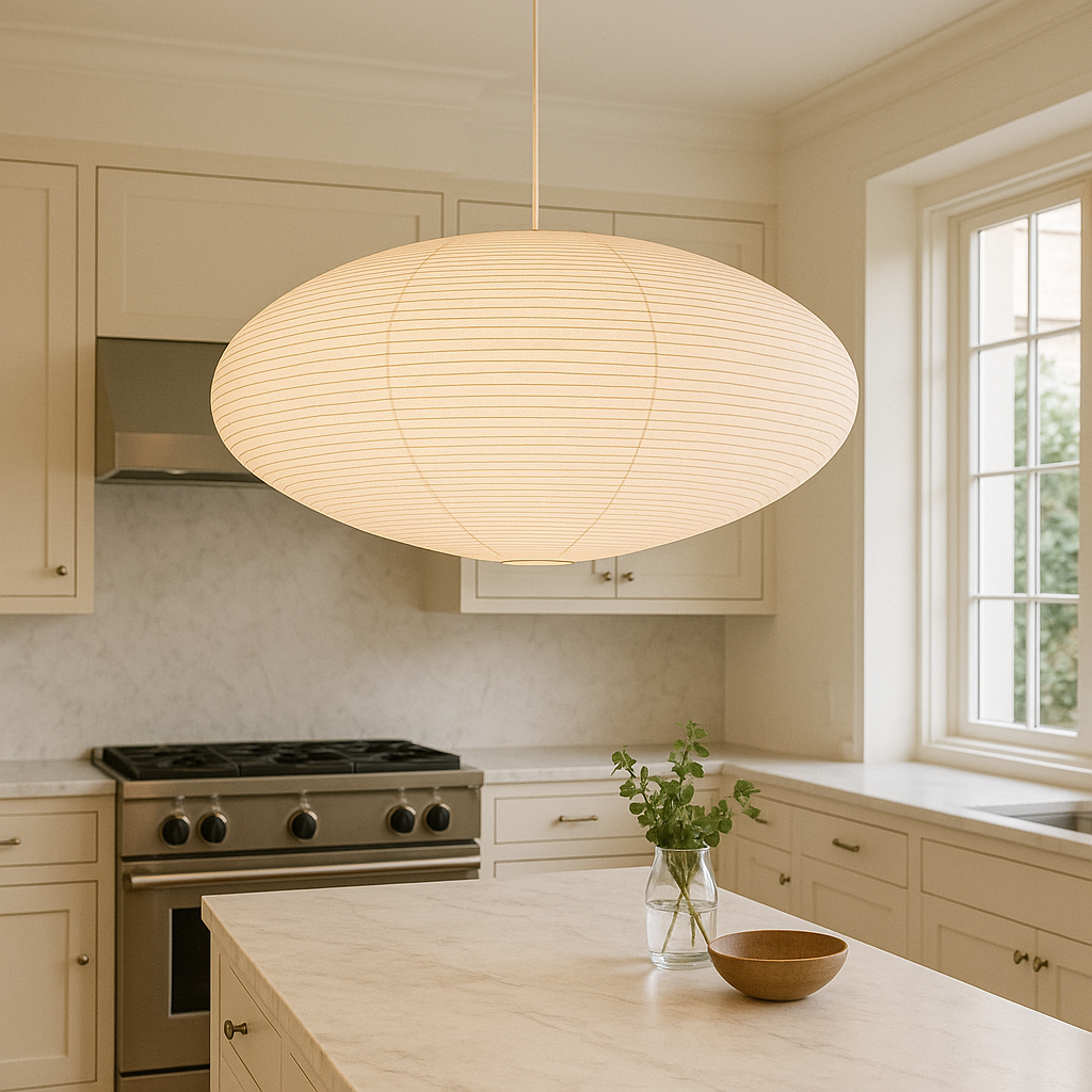 Papira – Handgemaakte papieren hanglamp – Moderne E27 pendellamp