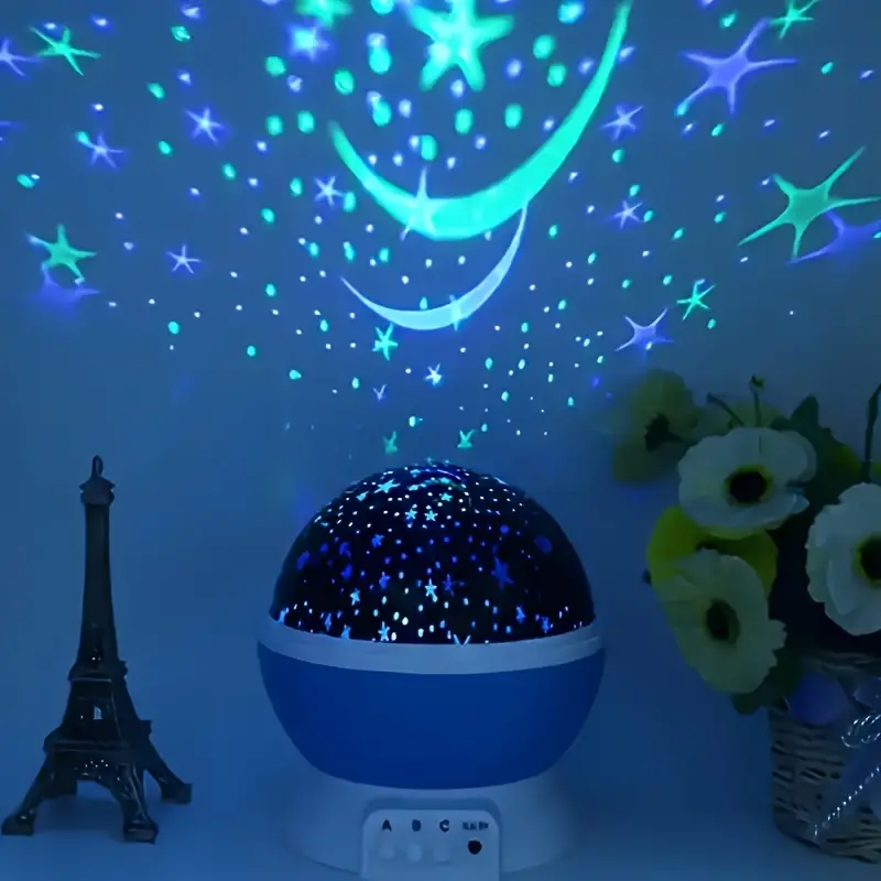 Luna – Sterrenprojector Nachtlamp met muziek en USB voor kinderkamer