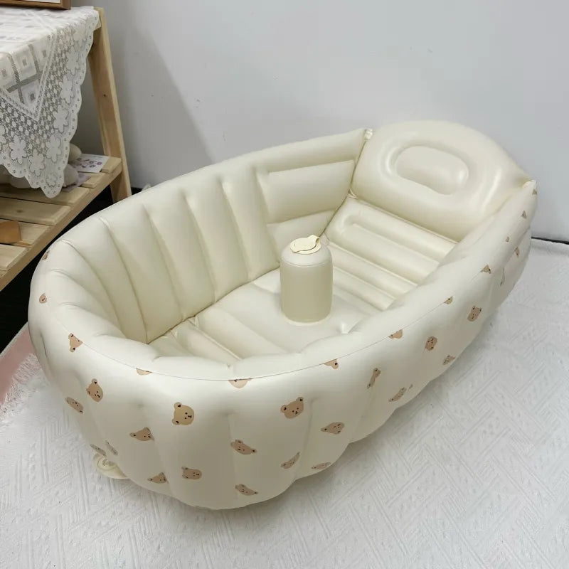 BubbleNest – Bañera inflable para bebé libre de BPA – Lista para viajar y compacta