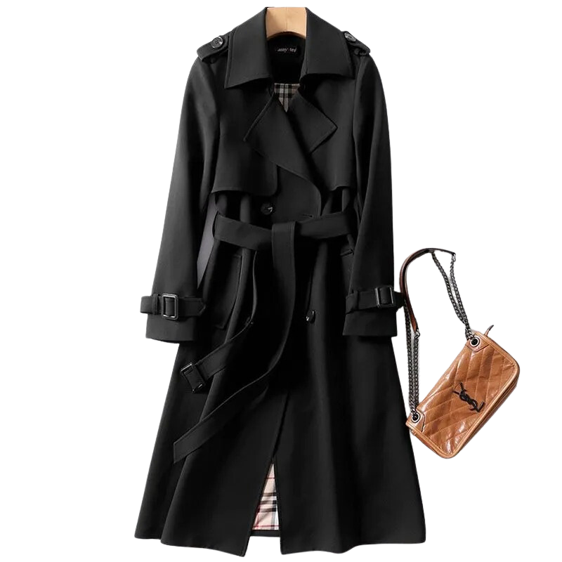 Carla – Elegante Trenchcoat Dames met Warmte en Luxueus Comfort