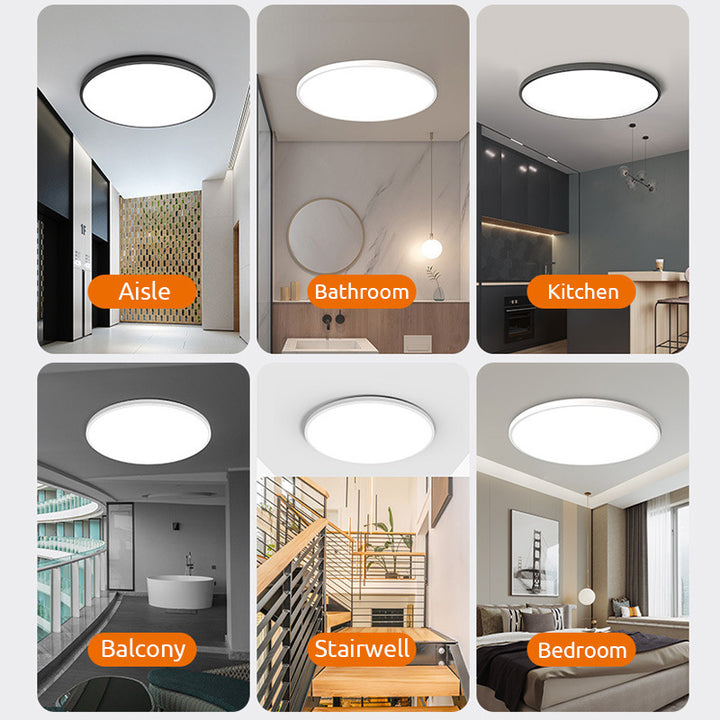 Minara – Lámpara de techo LED redonda – Diseño minimalista y eficiente energéticamente