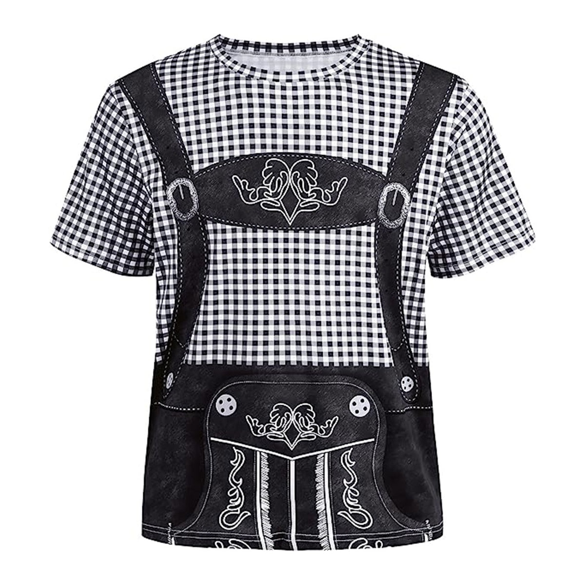 Wiesngaudi – T-Shirt met Lederhosen-Print – Jouw Feestticket naar de Wiesn