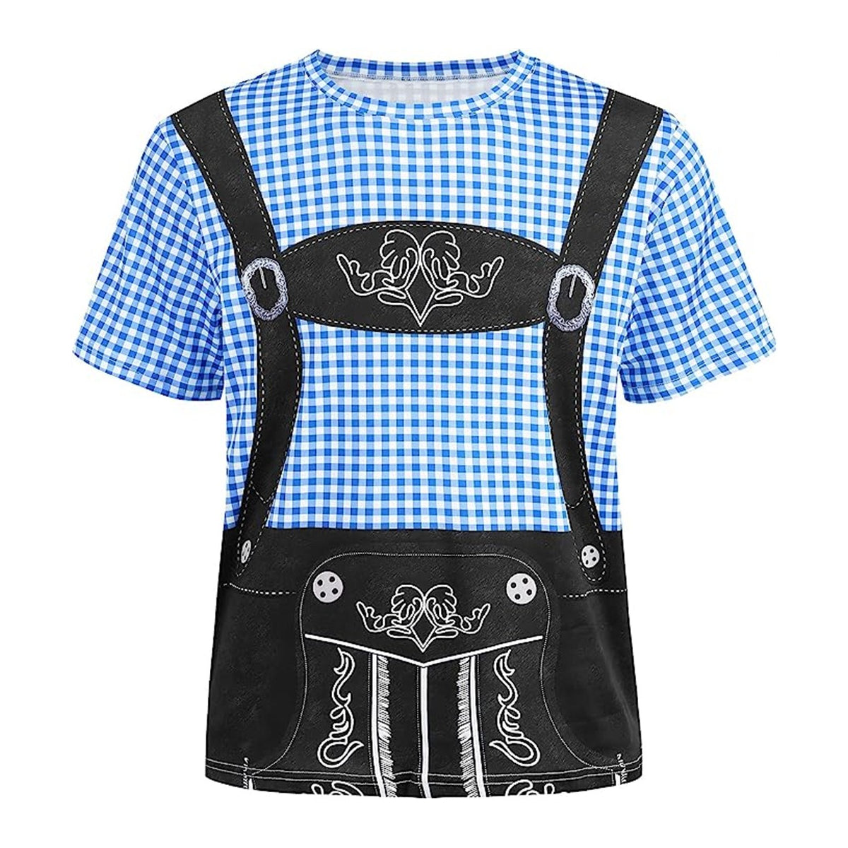Wiesngaudi – T-Shirt met Lederhosen-Print – Jouw Feestticket naar de Wiesn