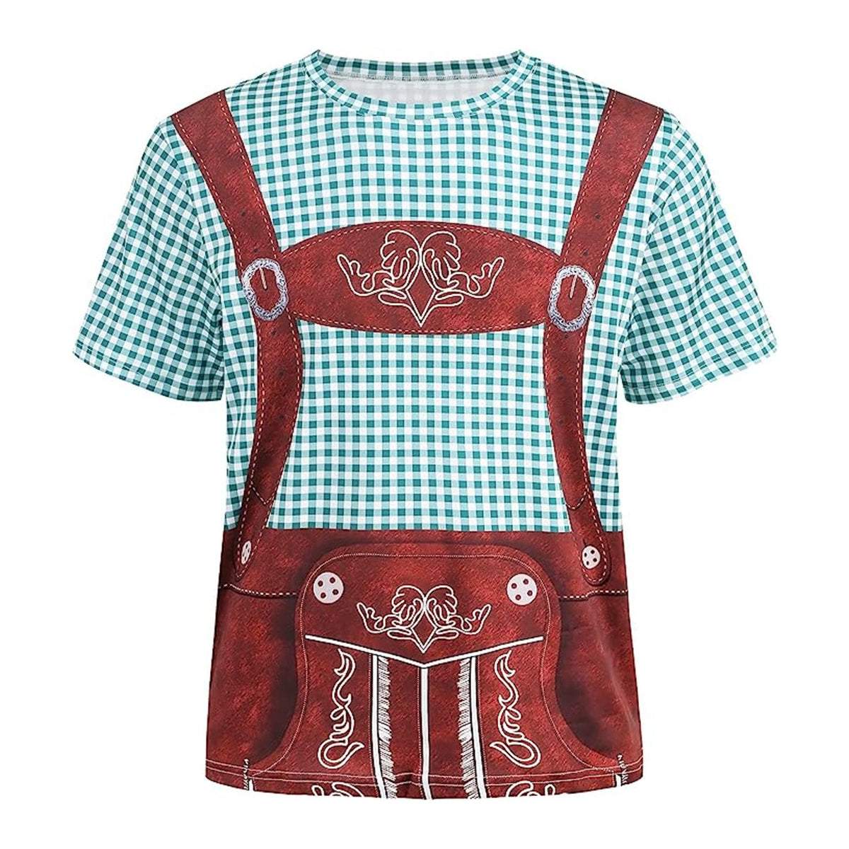 Wiesngaudi – T-Shirt met Lederhosen-Print – Jouw Feestticket naar de Wiesn