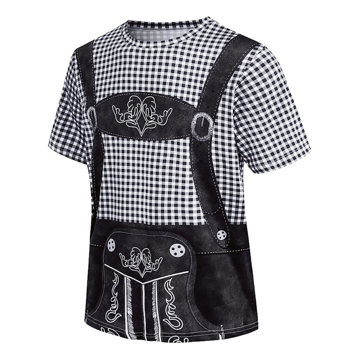 Wiesngaudi – T-Shirt met Lederhosen-Print – Jouw Feestticket naar de Wiesn