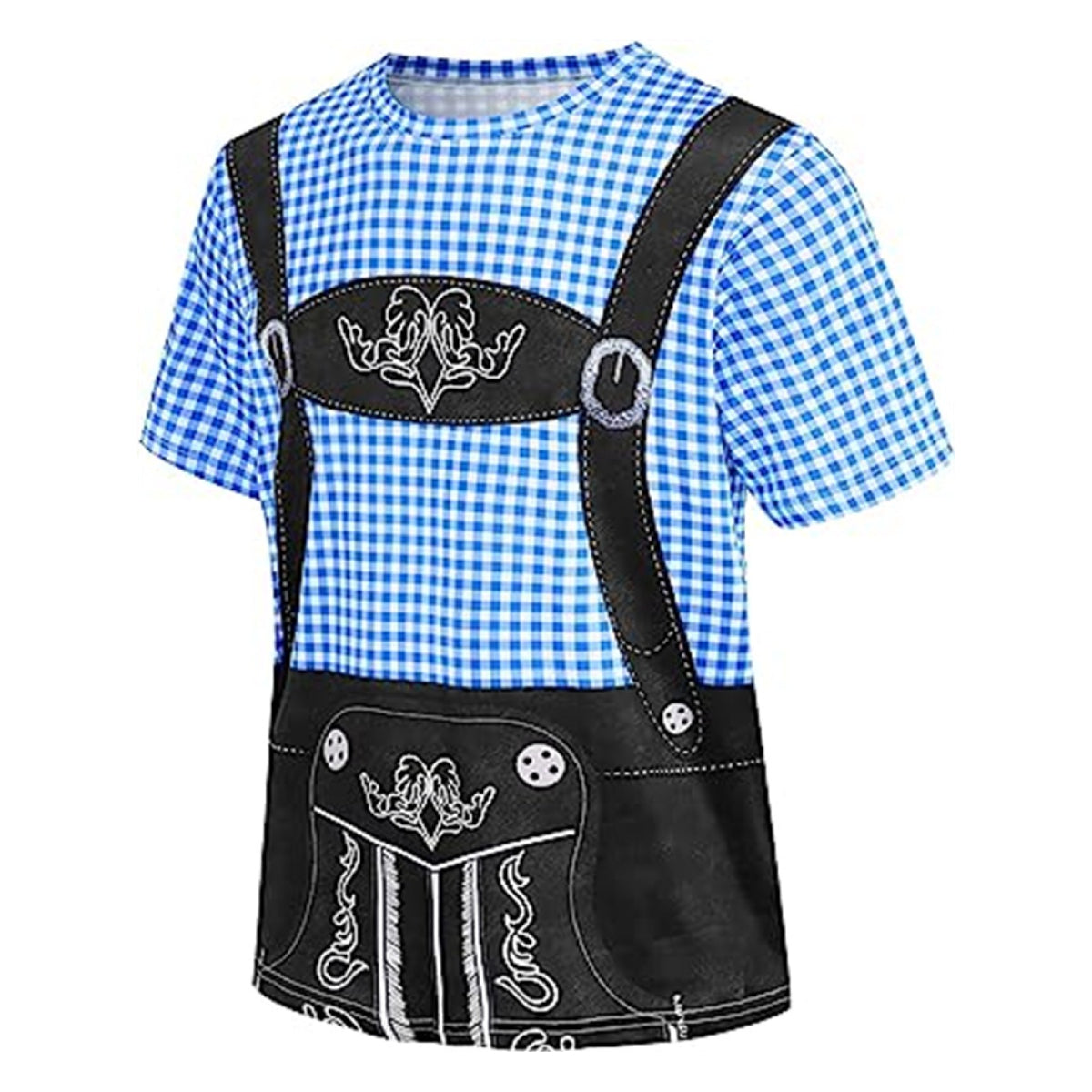 Wiesngaudi – T-Shirt met Lederhosen-Print – Jouw Feestticket naar de Wiesn