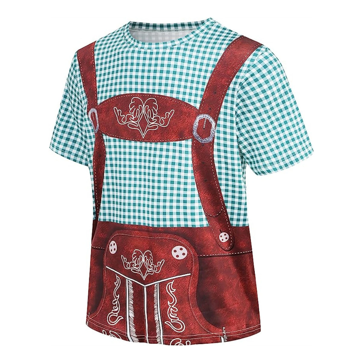 Wiesngaudi – T-Shirt met Lederhosen-Print – Jouw Feestticket naar de Wiesn