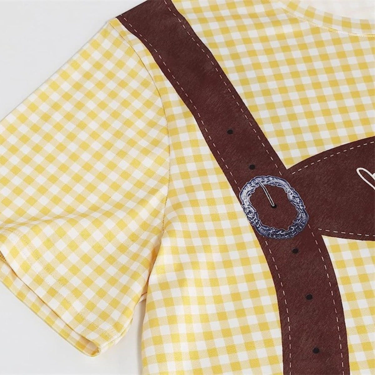 Wiesngaudi – T-Shirt met Lederhosen-Print – Jouw Feestticket naar de Wiesn