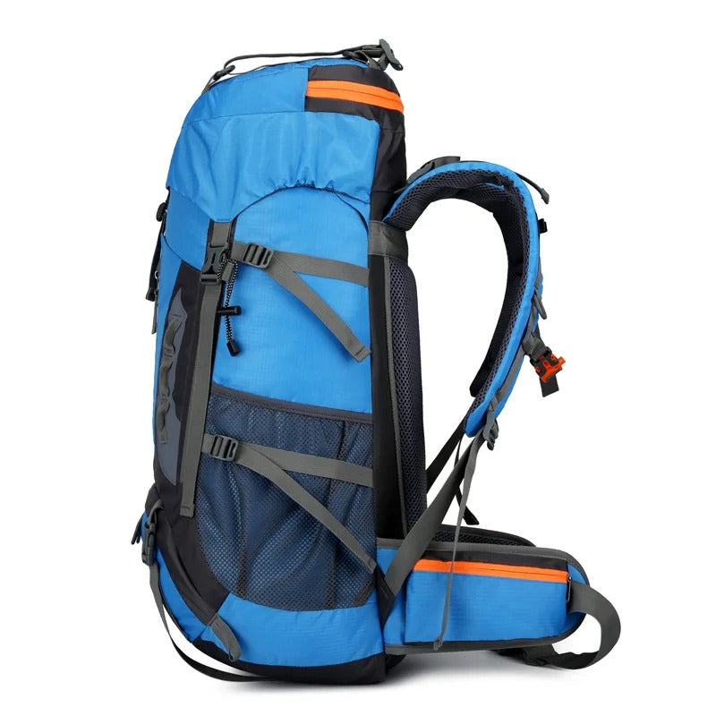 60L Waterdichte Rugzak – Ruime en Sterke Tas voor Outdoor Avonturen