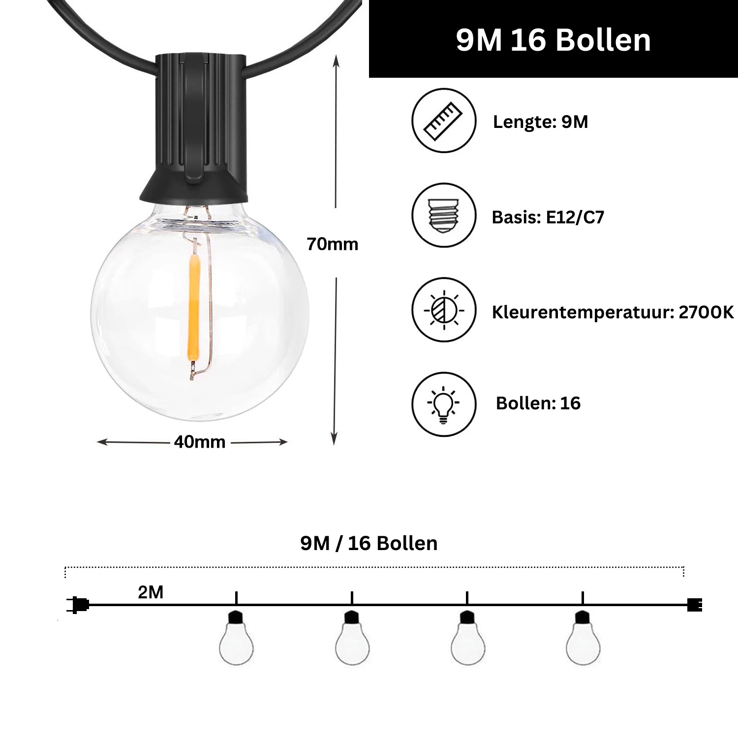 Melzano Buiten Hanglampen – Elegante Tuinverlichting met LED