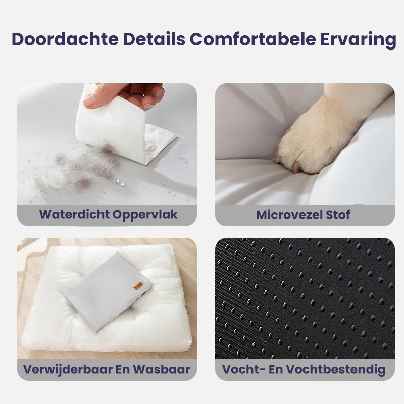 FlexiRest Orthopedisch en Waterdicht Hondekussen – Comfortabele en Ondersteunende Rustplek voor Elke Hond
