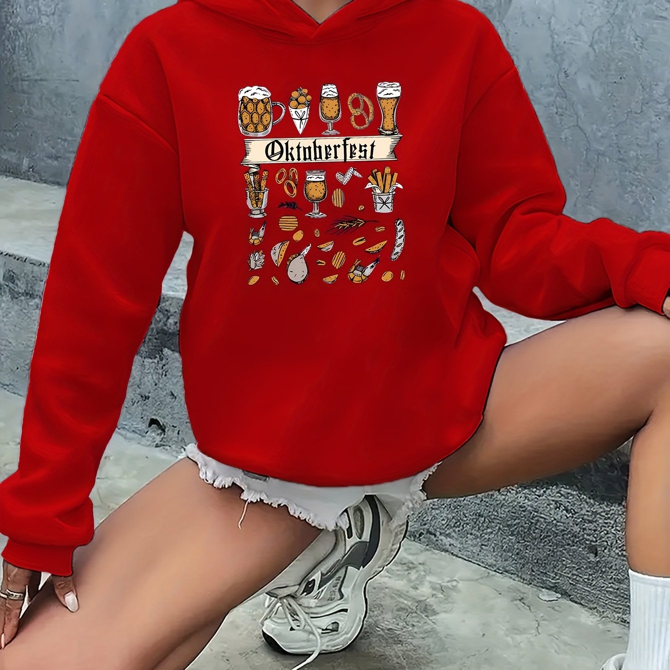 Bavaria Spirit Dames Hoodie Anna – Oktoberfest Warm voor Herfst & Winter