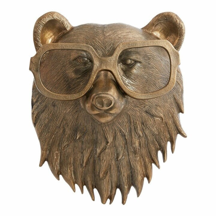 WallCritters – Playful Animal Head Wall Decoration – Hand-painted Resin Design