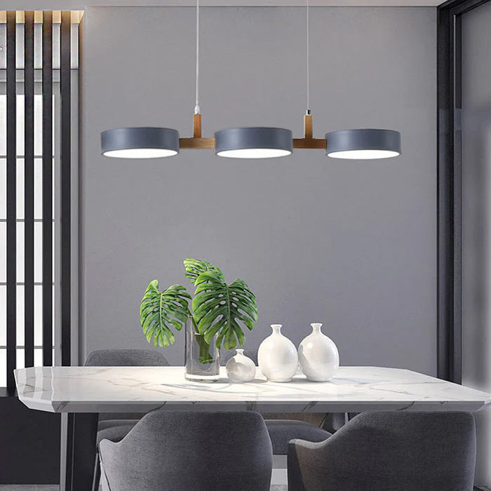 Nordura – Modern cylindrical pendant lamp – Multiple LED light points