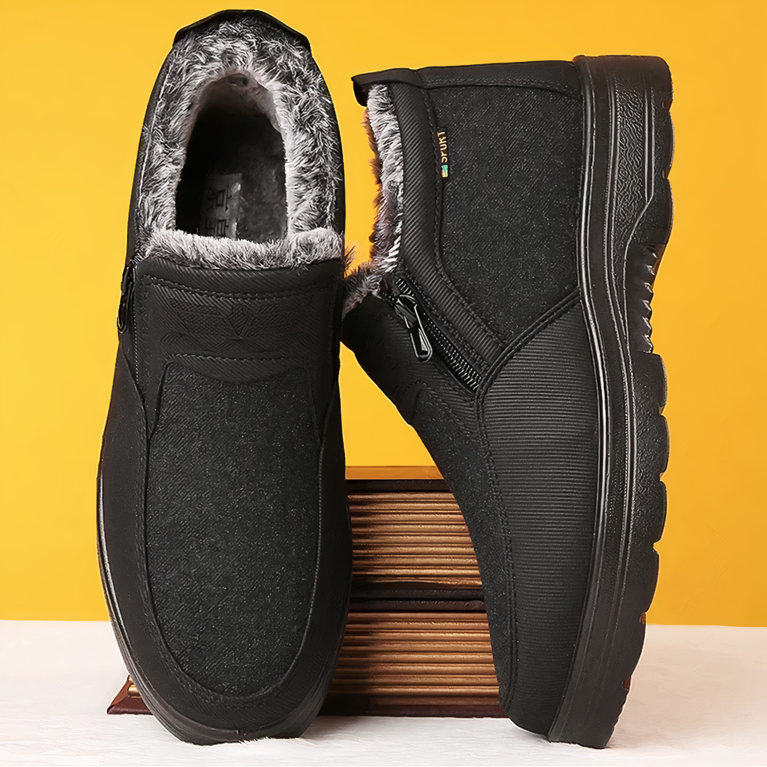 Winter boots – Warm Lined Design with Firm Grip & Comfortable Cushioning