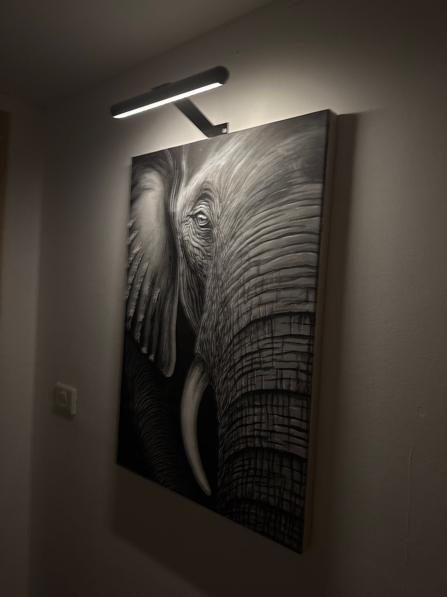 Lumiora – Draadloze LED-wandlamp dimbaar 360° – voor kunst & decoratie