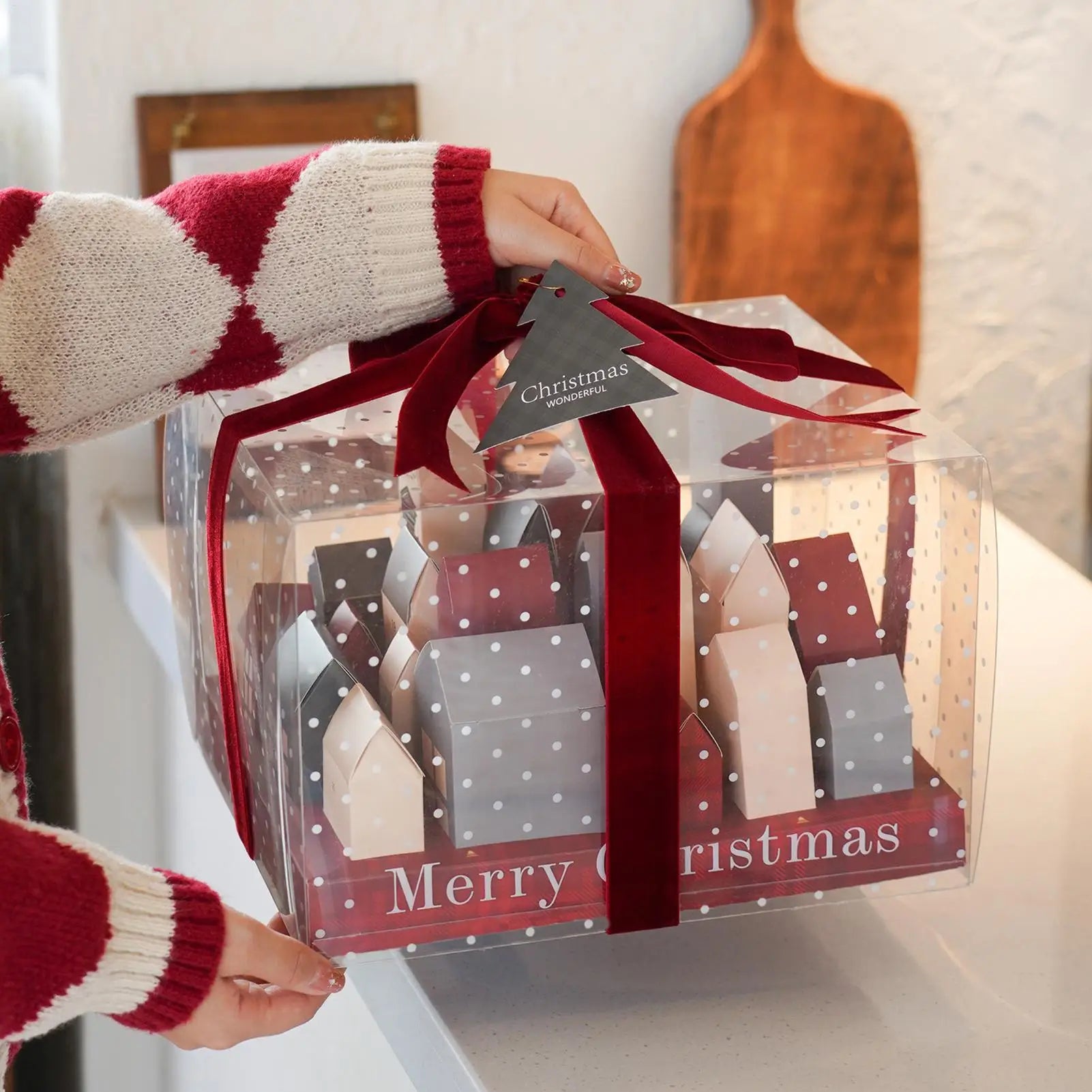 Festarra – Advent calendar box set of 25, Reusable gift packaging for Christmas