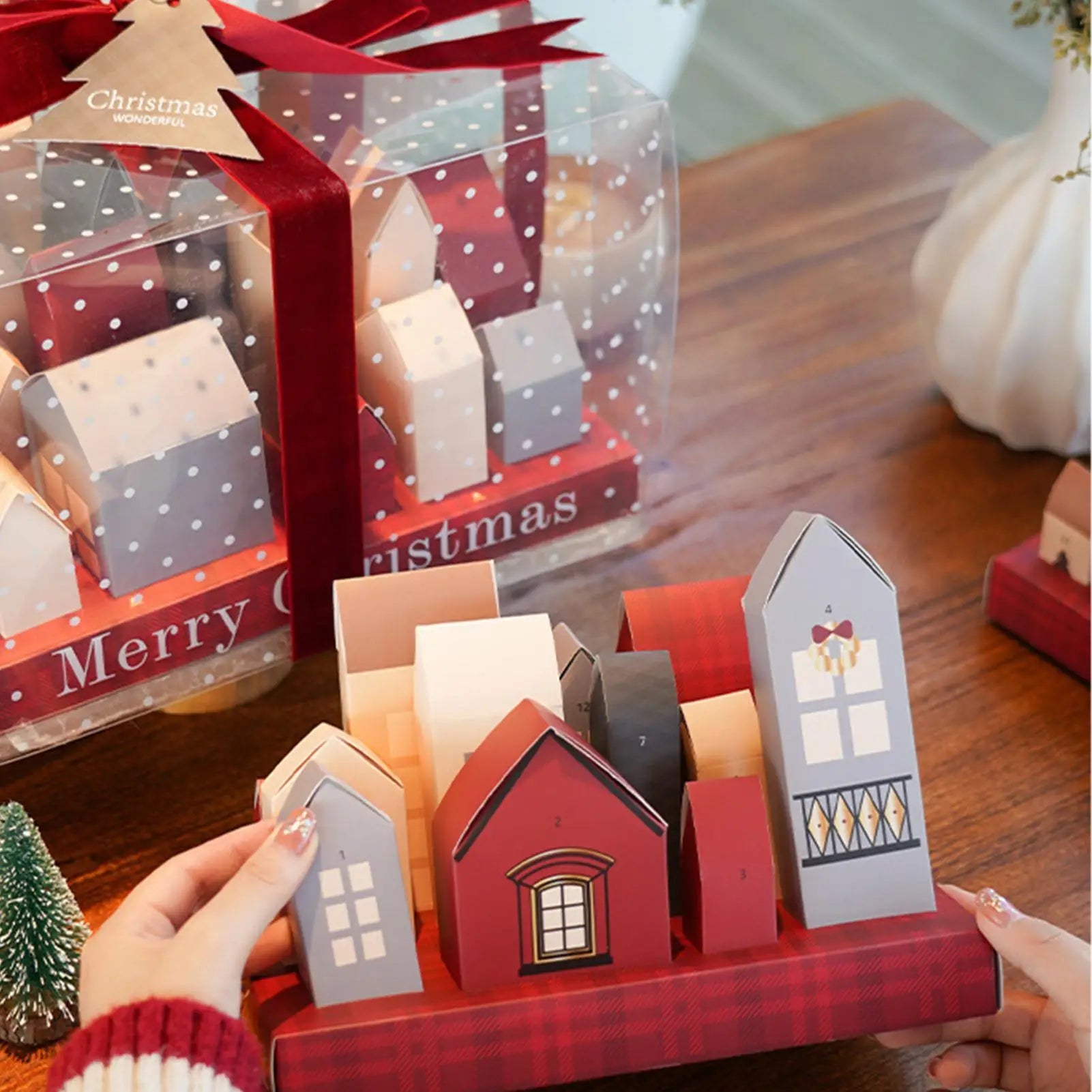 Festarra – Advent calendar box set of 25, Reusable gift packaging for Christmas