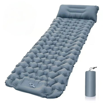 Airtrek – Kampeermatras met voetpomp en kussen – outdoor & reizen