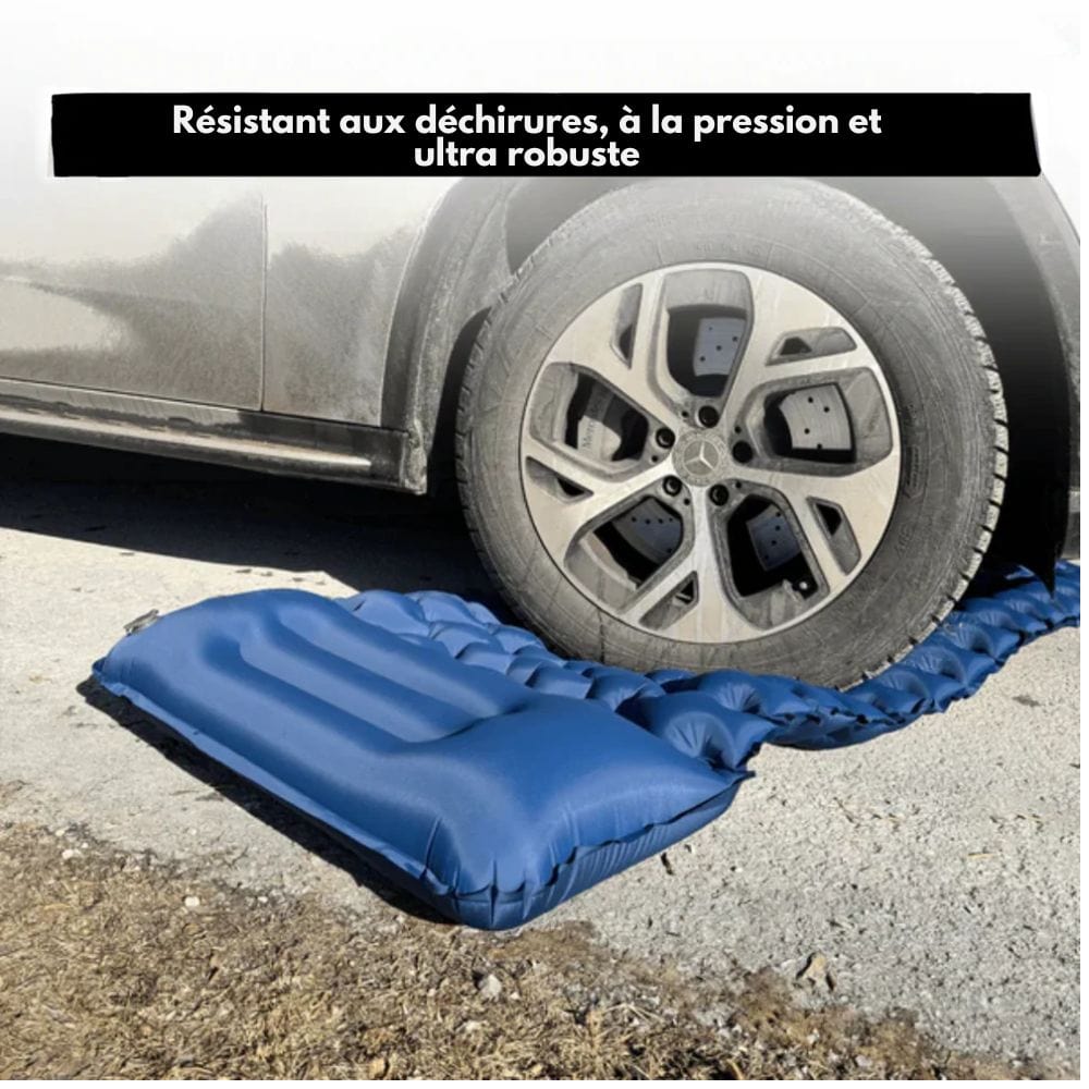 Airtrek – Kampeermatras met voetpomp en kussen – outdoor & reizen