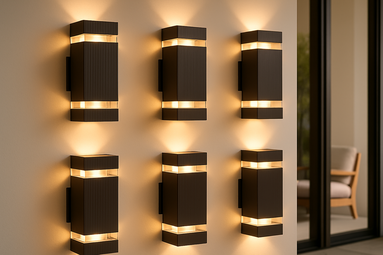 Lumora – Modern up & down outdoor lamp black – IP65 waterproof GU10