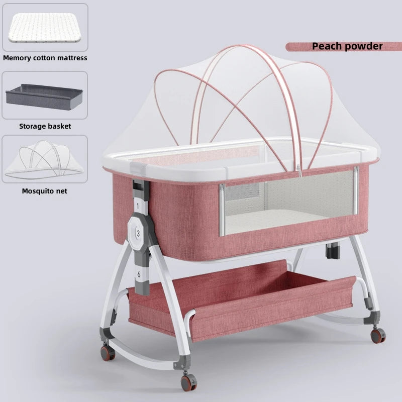 Nuvella Babywieg van Aluminium – Opvouwbaar en Draagbaar, 0–3 Jaar
