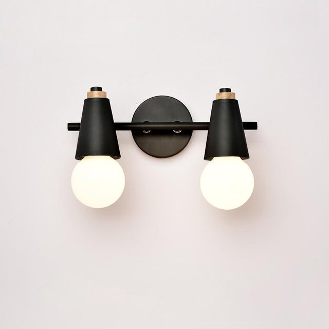 Arivio – Wall lamp of Metal & Wood, 2- or 3-light modern design