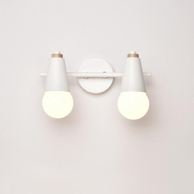 Arivio – Wall lamp of Metal & Wood, 2- or 3-light modern design