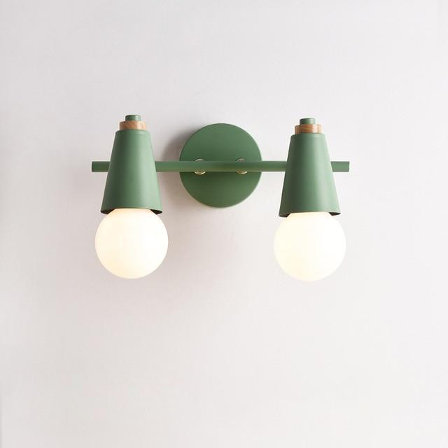 Arivio – Wall lamp of Metal & Wood, 2- or 3-light modern design
