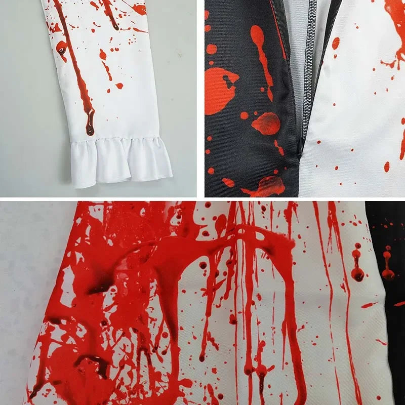 Art The Clown Kostuum met Masker – Halloween Outfit voor Mannen & Vrouwen