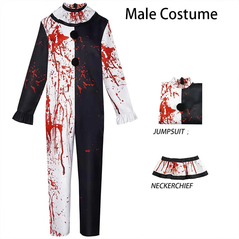 Art The Clown Kostuum met Masker – Halloween Outfit voor Mannen & Vrouwen