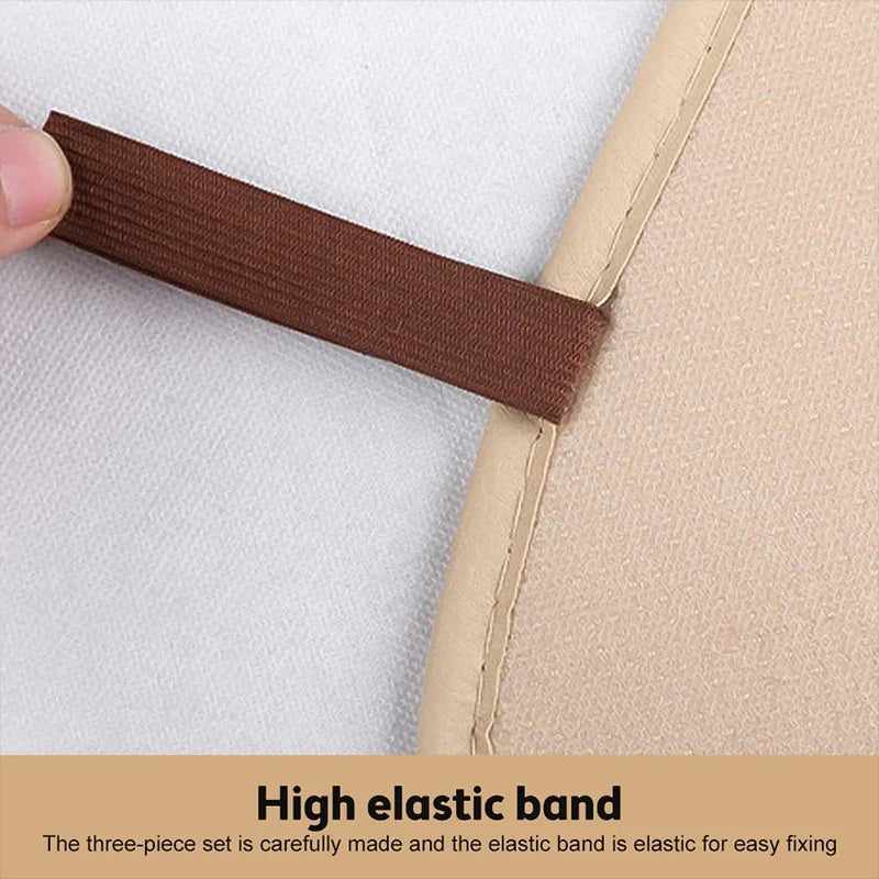 Atmungsaktives Auto Sitzkissen aus Eisseide für ganzjährigen Komfort, ergonomisch, Universalgröße 3