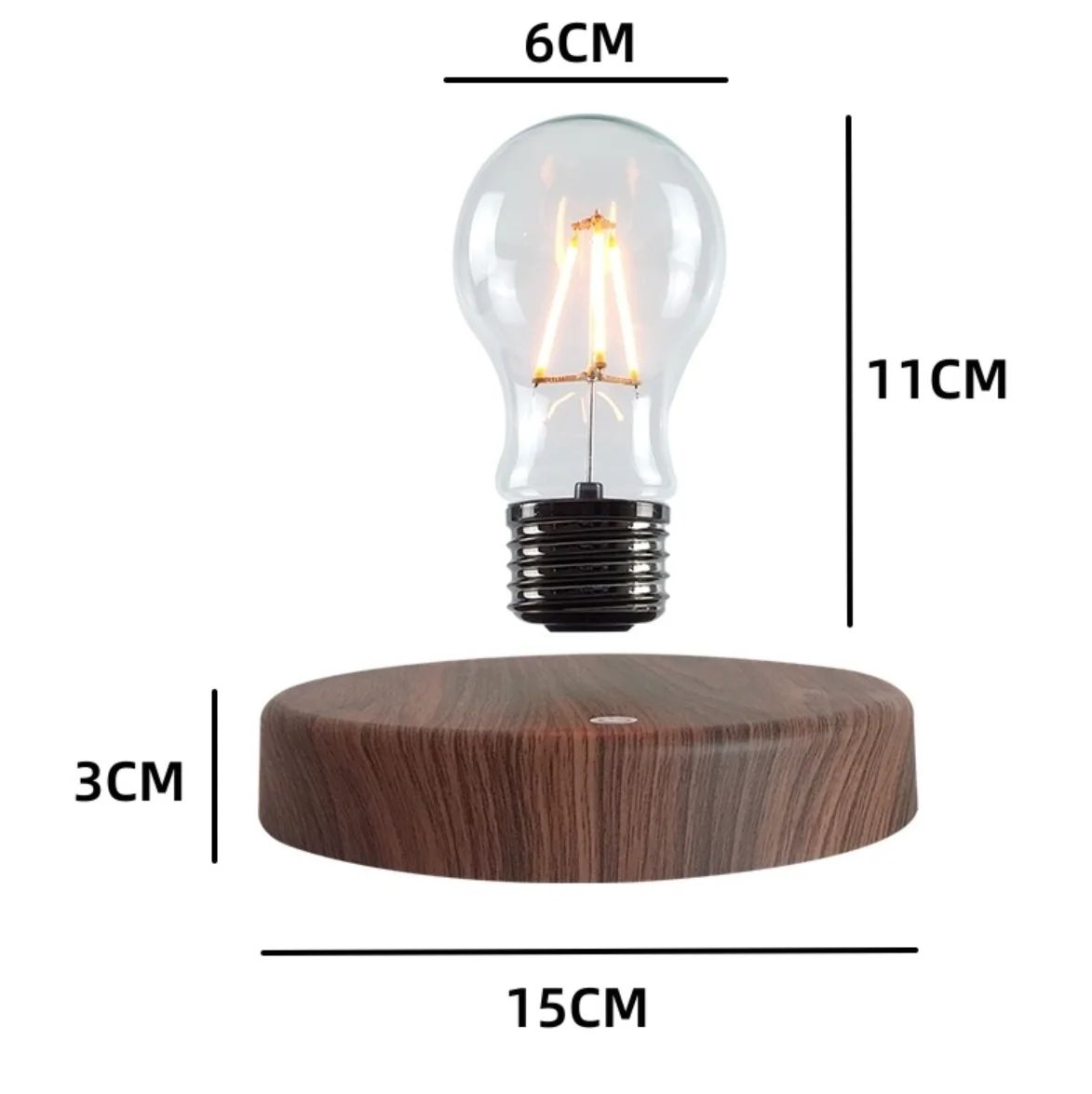 AuraLight – Magnetische Levitatie LED-lamp, Dimbaar voor huis of kantoor