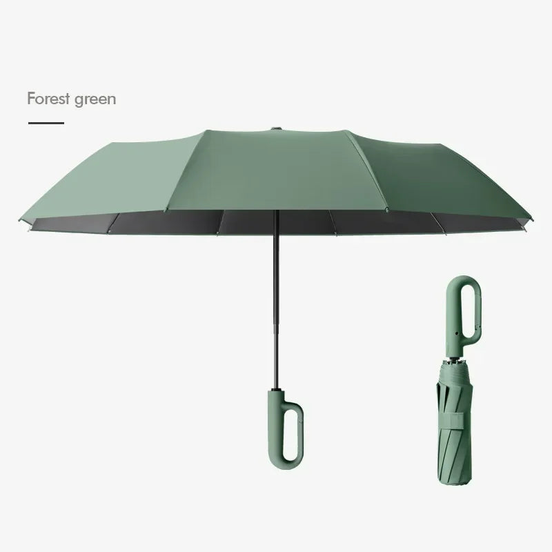 SunShield – Paraguas automático con protección UV – Fuerte y portátil unisex