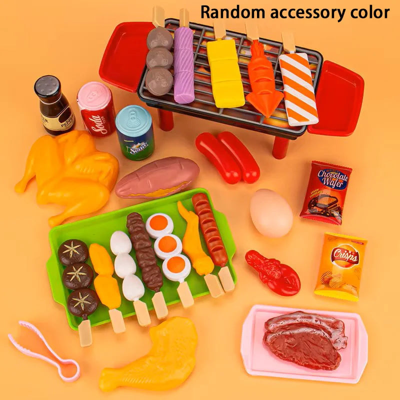 BBQ Speelgoedset Voor Kinderen - Educatief Kookgerei, Multicolor, 21 Stuks 7