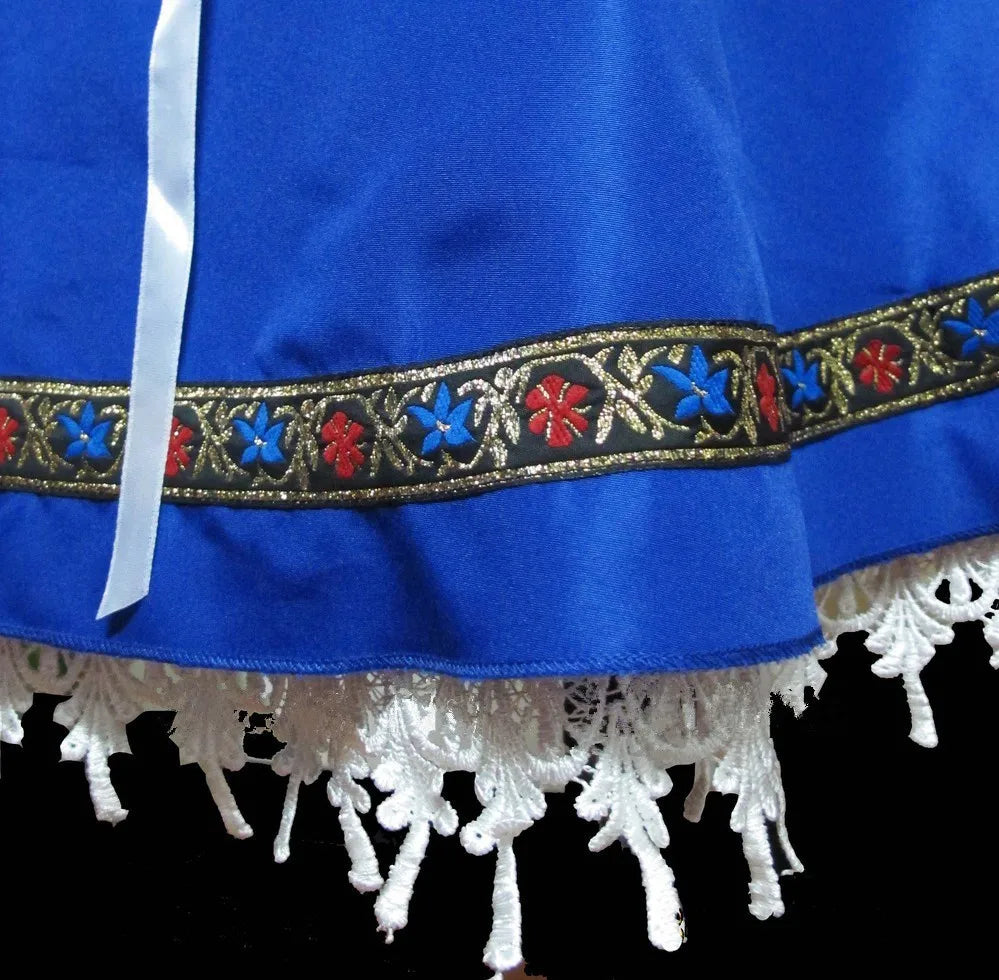 BavariaStyle – Blauwe dirndl jurk voor dames S–2XL – Perfect voor Oktoberfest